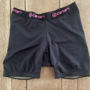 Canary large padded bicycle shorts